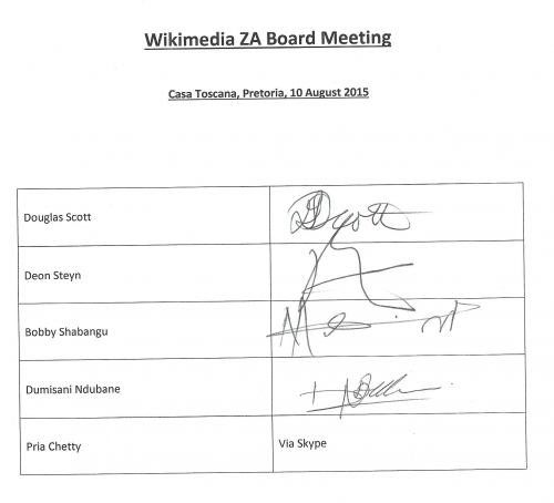 Board Meeting attendance register August 2015.png